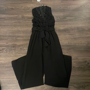 Dressy black lace jumpsuit NWT Rue21 size XS